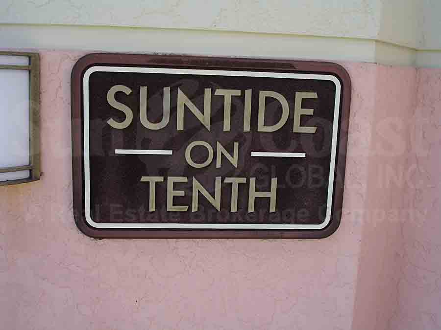 Suntide On Tenth Signage
